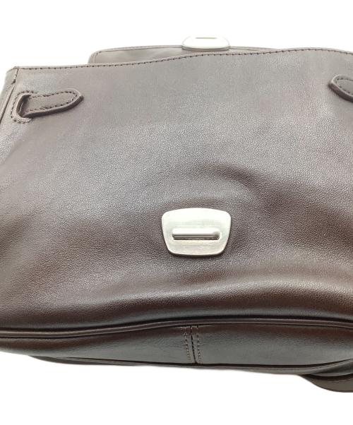 lumen（ー）lumen (ー) レザーショルダーバッグ ブラウンの古着・服飾アイテム