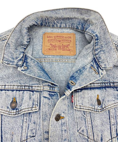 LEVI'S（リーバイス）LEVI'S (リーバイス) 90年代 アメリカ製 デニムジャケット ケミカルウォッシュ スカイブルー サイズ:Ｍの古着・服飾アイテム