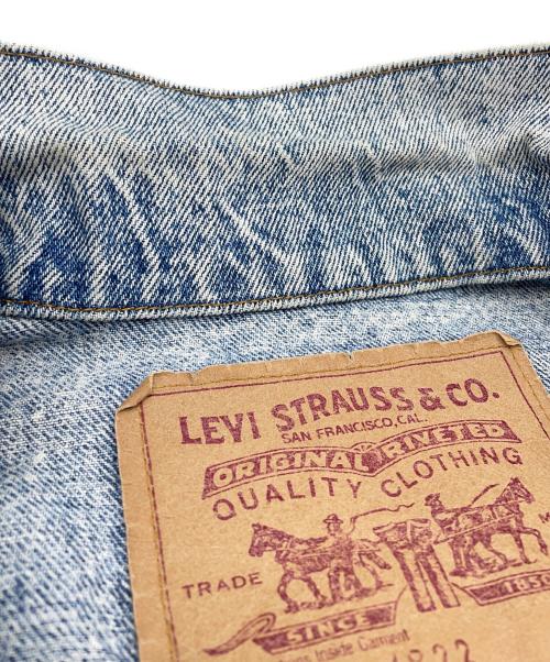 LEVI'S（リーバイス）LEVI'S (リーバイス) 90年代 アメリカ製 デニムジャケット ケミカルウォッシュ スカイブルー サイズ:Ｍの古着・服飾アイテム