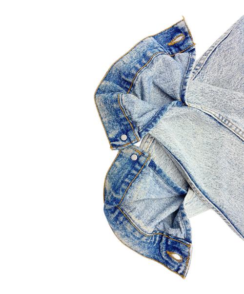 LEVI'S（リーバイス）LEVI'S (リーバイス) 90年代 アメリカ製 デニムジャケット ケミカルウォッシュ スカイブルー サイズ:Ｍの古着・服飾アイテム