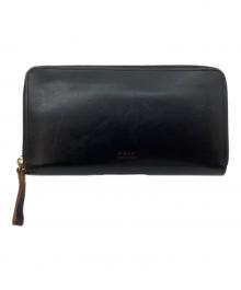 PORTER（ポーター）の古着「ラウンドファスナー財布」｜ブラック