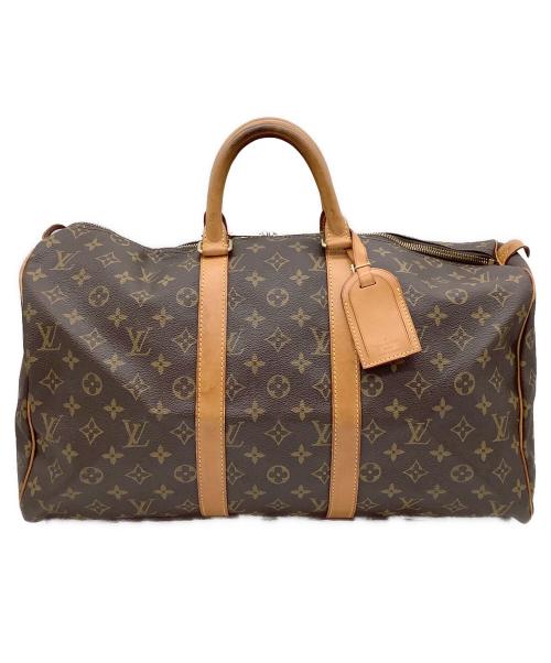 LOUIS VUITTON（ルイ ヴィトン）LOUIS VUITTON (ルイ ヴィトン) トラベルバッグ ブラウンの古着・服飾アイテム