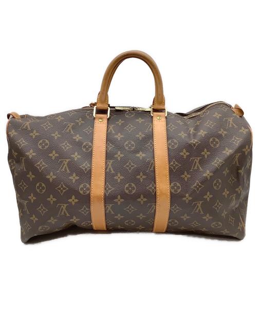 LOUIS VUITTON（ルイ ヴィトン）LOUIS VUITTON (ルイ ヴィトン) トラベルバッグ ブラウンの古着・服飾アイテム