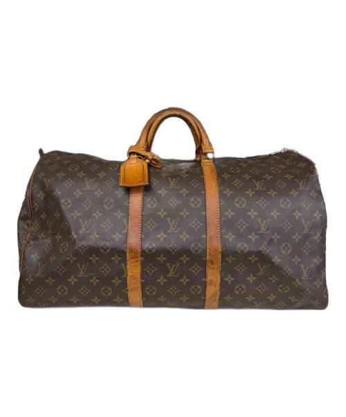 LOUIS VUITTON（ルイ ヴィトン）LOUIS VUITTON (ルイ ヴィトン) トラベルバッグ キーポル55 モノグラム ブラウン サイズ:55の古着・服飾アイテム