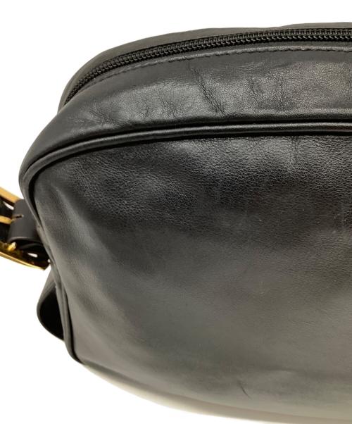 LOEWE（ロエベ）LOEWE (ロエベ) ヴィンテージショルダーバッグ ブラックの古着・服飾アイテム