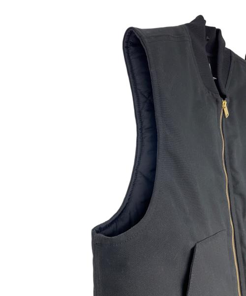 CarHartt（カーハート）CarHartt (カーハート) ダックベスト ブラック サイズ:XLの古着・服飾アイテム