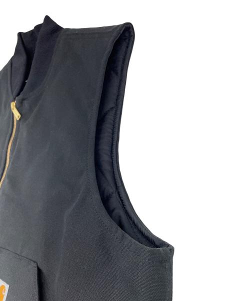 CarHartt（カーハート）CarHartt (カーハート) ダックベスト ブラック サイズ:XLの古着・服飾アイテム