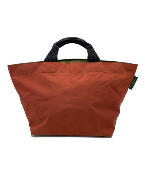 Herve Chapelier（エルベシャプリエ）Herve Chapelier (エルベシャプリエ) 舟形ハンドバッグ ブラウンの古着・服飾アイテム