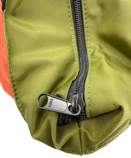 Herve Chapelier（エルベシャプリエ）Herve Chapelier (エルベシャプリエ) 舟形ハンドバッグ ブラウンの古着・服飾アイテム