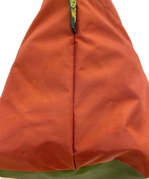 Herve Chapelier（エルベシャプリエ）Herve Chapelier (エルベシャプリエ) 舟形ハンドバッグ ブラウンの古着・服飾アイテム