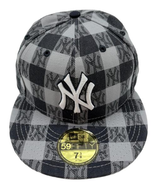 New Era（ニューエラ）New Era (ニューエラ) 59FIFTY NY YANKEES グレー サイズ:SIZE 7 3/8(58.7cm)の古着・服飾アイテム