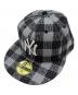 New Era（ニューエラ）の古着「59FIFTY NY YANKEES」｜グレー