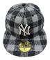 New Era (ニューエラ) 59FIFTY NY YANKEES グレー サイズ:SIZE 7 3/8(58.7cm)：4500円