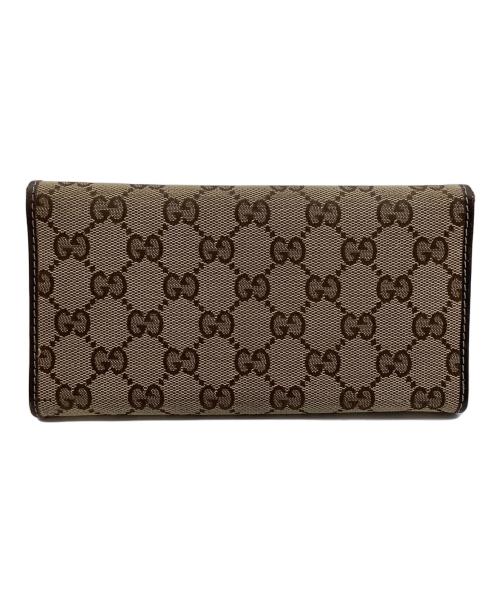 GUCCI（グッチ）GUCCI (グッチ) 3つ折り財布 ベージュの古着・服飾アイテム