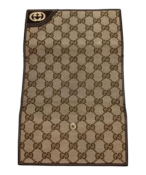 GUCCI（グッチ）GUCCI (グッチ) 3つ折り財布 ベージュの古着・服飾アイテム