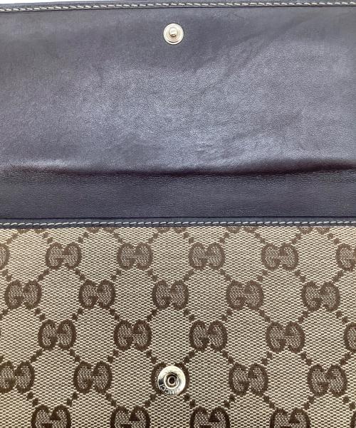 GUCCI（グッチ）GUCCI (グッチ) 3つ折り財布 ベージュの古着・服飾アイテム