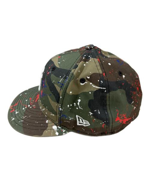 New Era（ニューエラ）New Era (ニューエラ) 59FIFTY NY YANKEES camouflage グリーン サイズ:SIZE 7 1/2(59.6cm)の古着・服飾アイテム