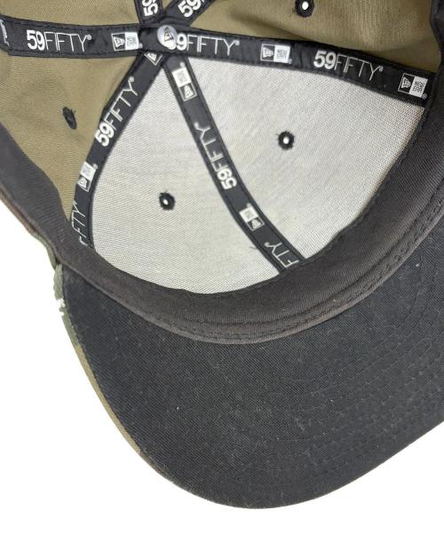 New Era（ニューエラ）New Era (ニューエラ) 59FIFTY NY YANKEES camouflage グリーン サイズ:SIZE 7 1/2(59.6cm)の古着・服飾アイテム