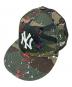 New Era（ニューエラ）の古着「59FIFTY NY YANKEES camouflage」｜グリーン