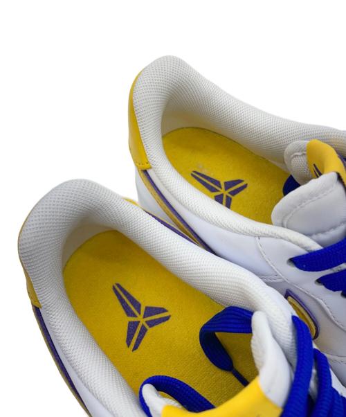 NIKE（ナイキ）NIKE (ナイキ) KOBE BRYANT (コービーブライアント) スニーカー ホワイト×イエロー サイズ:26.5の古着・服飾アイテム