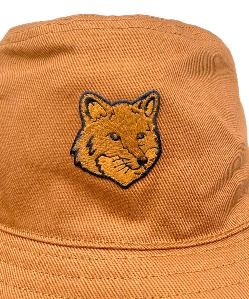 maison kitsune（メゾンキツネ）maison kitsune (メゾンキツネ) バケットハット オレンジの古着・服飾アイテム