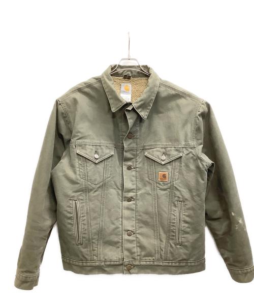 CarHartt（カーハート）CarHartt (カーハート) トラッカージャケット アーミーグリーン サイズ:XLの古着・服飾アイテム