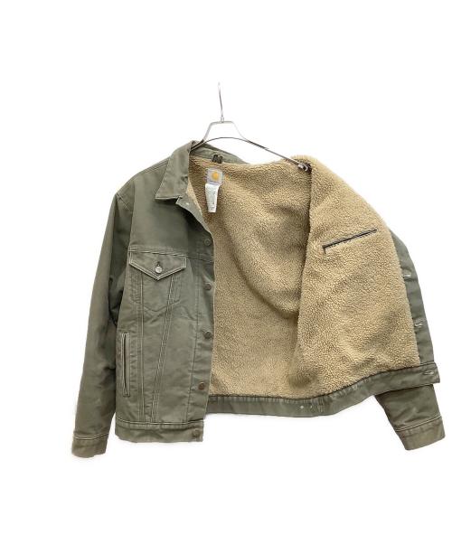 CarHartt（カーハート）CarHartt (カーハート) トラッカージャケット アーミーグリーン サイズ:XLの古着・服飾アイテム