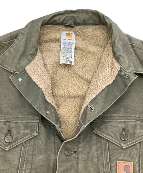 CarHartt（カーハート）CarHartt (カーハート) トラッカージャケット アーミーグリーン サイズ:XLの古着・服飾アイテム