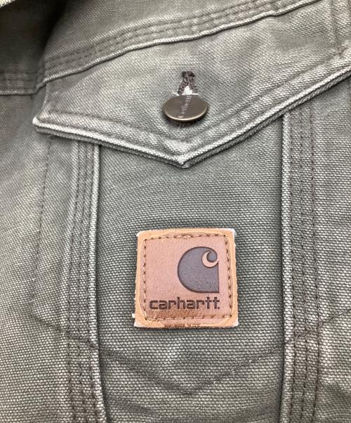 CarHartt（カーハート）CarHartt (カーハート) トラッカージャケット アーミーグリーン サイズ:XLの古着・服飾アイテム