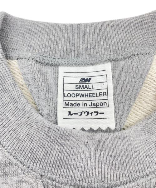 LOOPWHEELER（ループウィラー）LOOPWHEELER (ループウィラー) スウェット グレー サイズ:SMALL 未使用品の古着・服飾アイテム