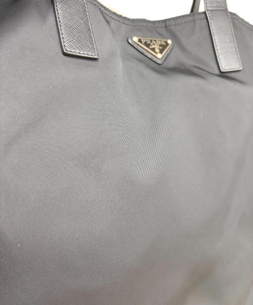 PRADA（プラダ）PRADA (プラダ) ナイロントートバッグ ブラックの古着・服飾アイテム