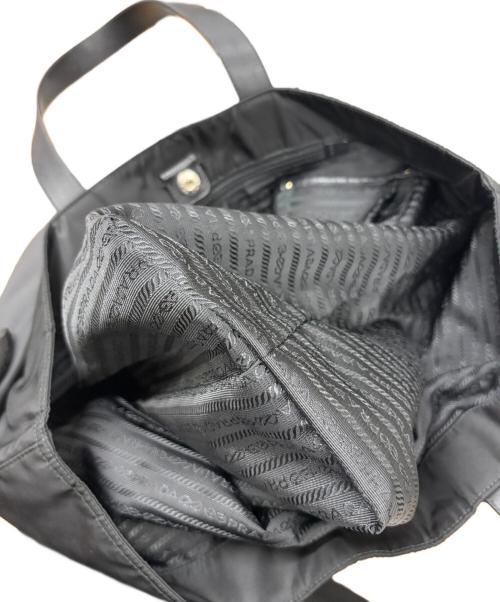 PRADA（プラダ）PRADA (プラダ) ナイロントートバッグ ブラックの古着・服飾アイテム