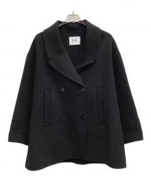 evernavy（エバーネイビー）の古着「Pコート」｜ブラック