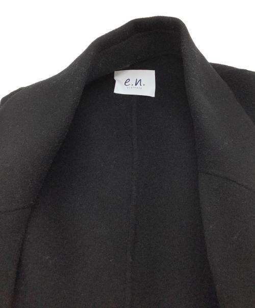 evernavy（エバーネイビー）evernavy (エバーネイビー) Pコート ブラック サイズ:Ｍの古着・服飾アイテム