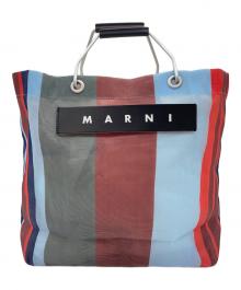 MARNI（マルニ）の古着「トートバッグ」｜レッド×ブルー