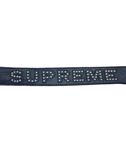 SUPREME（シュプリーム）SUPREME (シュプリーム) スタッズベルト ブラックの古着・服飾アイテム