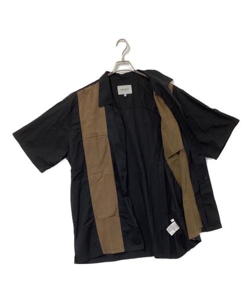 Carhartt WIP（カーハート ワーク イン プログレス）Carhartt WIP (カーハート ワーク イン プログレス) 半袖シャツ S/S DURANGO SHIRT ブラウン×ブラック サイズ:XXLの古着・服飾アイテム