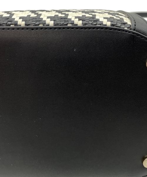 Kate Spade（ケイトスペード）Kate Spade (ケイトスペード) 2WAYバッグ ブラック×ホワイトの古着・服飾アイテム