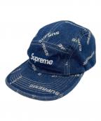 SUPREMEシュプリーム）の古着「ジェットキャップ」｜インディゴ