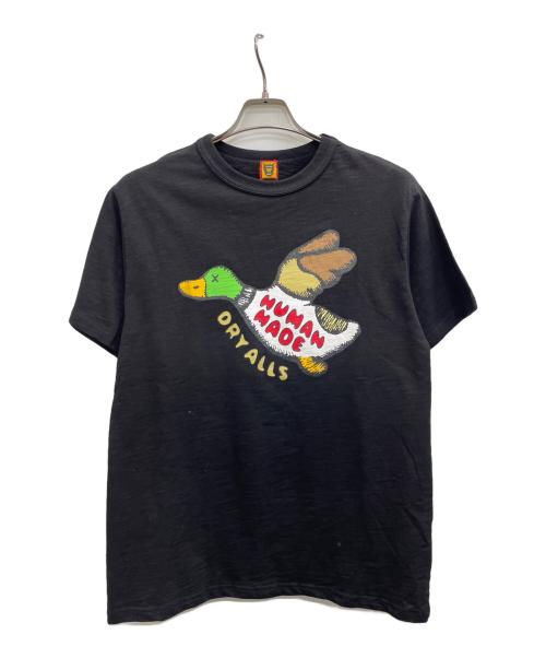 HUMAN MADE（ヒューマンメイド）HUMAN MADE (ヒューマンメイド) KAWS (カウズ) 半袖カットソー ブラック サイズ:表記無しの古着・服飾アイテム