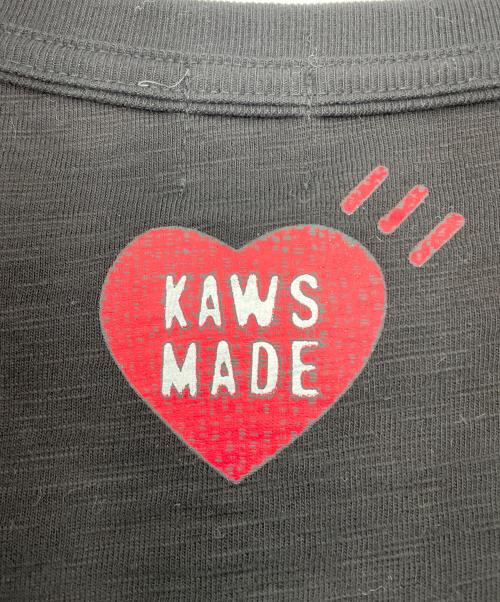 HUMAN MADE（ヒューマンメイド）HUMAN MADE (ヒューマンメイド) KAWS (カウズ) 半袖カットソー ブラック サイズ:表記無しの古着・服飾アイテム