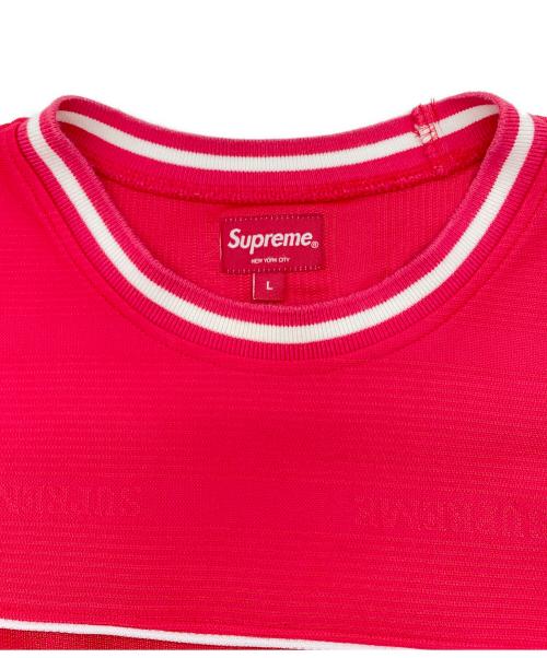 SUPREME（シュプリーム）SUPREME (シュプリーム) 半袖カットソー レッド サイズ:Lの古着・服飾アイテム