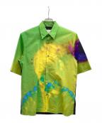 DRIES VAN NOTEN×LEN LYEドリスヴァンノッテン×レン・ライ）の古着「半袖シャツ」｜グリーン