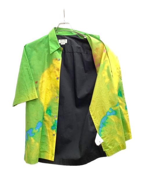 DRIES VAN NOTEN（ドリスヴァンノッテン）DRIES VAN NOTEN (ドリスヴァンノッテン) LEN LYE (レン・ライ) 半袖シャツ グリーン サイズ:44の古着・服飾アイテム