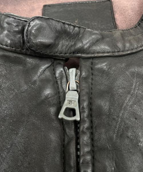 ISAMU KATAYAMA BACKLASH（イサムカタヤマ・バックラッシュ）ISAMU KATAYAMA BACKLASH (イサムカタヤマ・バックラッシュ) レザージャケット ブラック サイズ:Lの古着・服飾アイテム