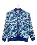 A BATHING APE Bア・ベイシング・エイプ）の古着「トラックジャケット」｜ブルー