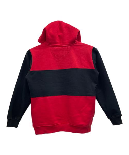 SUPREME（シュプリーム）SUPREME (シュプリーム) Champion (チャンピオン) プルオーバーパーカー ブラック×レッド サイズ:Ｍの古着・服飾アイテム