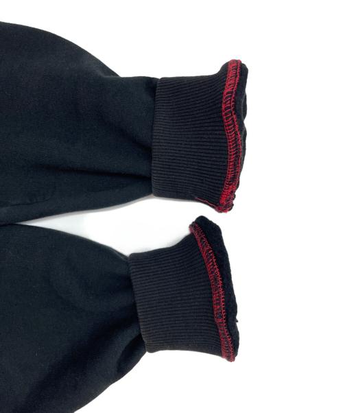 SUPREME（シュプリーム）SUPREME (シュプリーム) Champion (チャンピオン) プルオーバーパーカー ブラック×レッド サイズ:Ｍの古着・服飾アイテム
