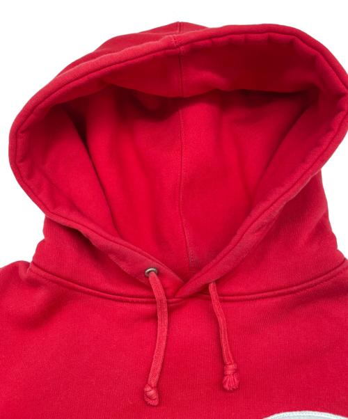 SUPREME（シュプリーム）SUPREME (シュプリーム) Champion (チャンピオン) プルオーバーパーカー ブラック×レッド サイズ:Ｍの古着・服飾アイテム
