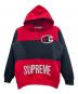 SUPREME（シュプリーム）の古着「プルオーバーパーカー」｜ブラック×レッド